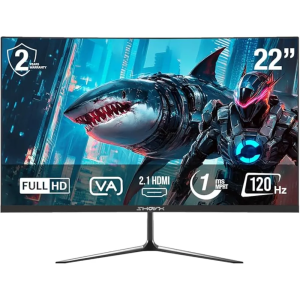 شاركس شاشة الألعاب22 F120V |مقاس 22 بوصة | معدل تحديث 120 هرتز| اتش دي ام اي 2.1 | فل أتش دي 