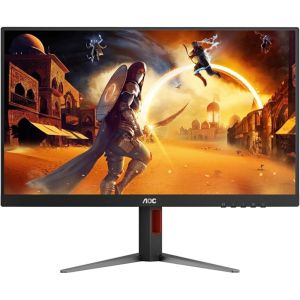 ايه أو سي شاشة ألعاب Q27G4F 27 بوصة 68.5 سم IPS فائقة السرعة بدون إطار كيو أتش دي 2560×1440|أتش دي أم أي 2.0 |عرض 1.4 MBR نطاق سنيبر ألوان جي سينك حامل بتعديل ارتفاع إمالة أسود وأحمر