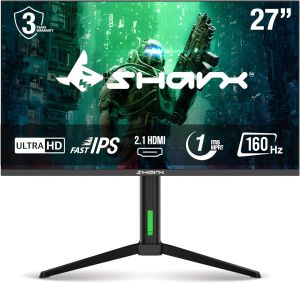 شاركس شاشة ألعاب PROFIN 27U160I | مقاس 27 بوصة | 4K الترا اتش دي | اي بي اس | 160 هرتز | 1 مللي ثانية