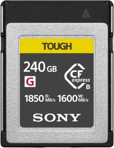 سوني بطاقة ذاكرة 240GB TOUGH CEB-G series CFexpress Type B (CEB-G240T)