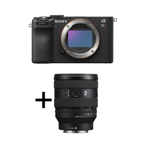 سوني ILCE-7CR | α كاميرا إطار كامل مدمجة بدقة 61.0 ميجابكسل مع عدسة زووم قياسية خفيفة الوزن Sony FE 20-70mm SEL2070G F4 G - أسود