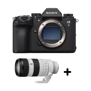 سوني ILCE-9M3 a9 III كاميرا بدون مرآة مع عدسة سوني SEL70200GM2 GM OSS II FE 70-200mm F2.8 – باقة