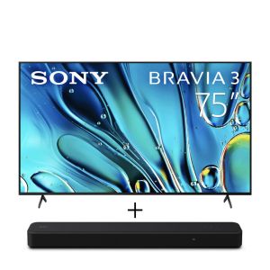 Sony BRAVIA 3|75 "|4K HDR Processor X1™|Google TV|2024 Model 