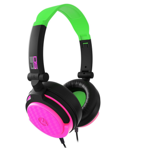  4GMR C6-50|Gaming Wired Headset| Neon Green/Pink