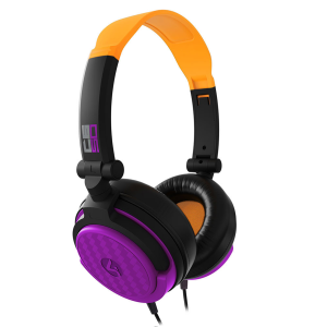 4GMR C6-50|Gaming Wired Headset| Neon Orange/Purple