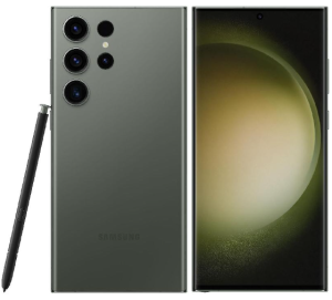 Samsung Galaxy S23 Ultra, 5G, 6.8", 12GB+256GB, Rear Camera 200MP+10MP+12MP+10MP and 12MP Front, Snapdragon 8, 3.36 GHz, 5000mAh, IP68, Green