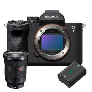 كاميرا سوني ILCE-7M4 / 7 IV كاملة الإطار | هجين | ذات عدسة قابلة للتبديل مع سوني جي ام II عدسة اف اي 24-70مم اف2.8
