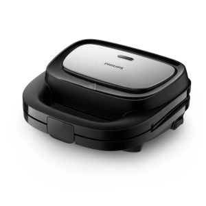 Philips 5000 Series Sandwich Maker - 750W, 3 Sets, Black 