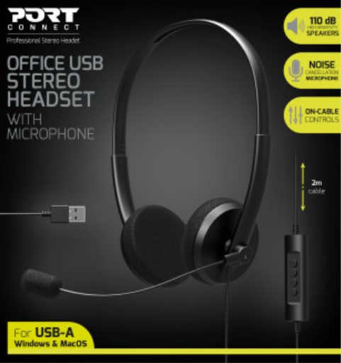 Stereo headset with microphone deals