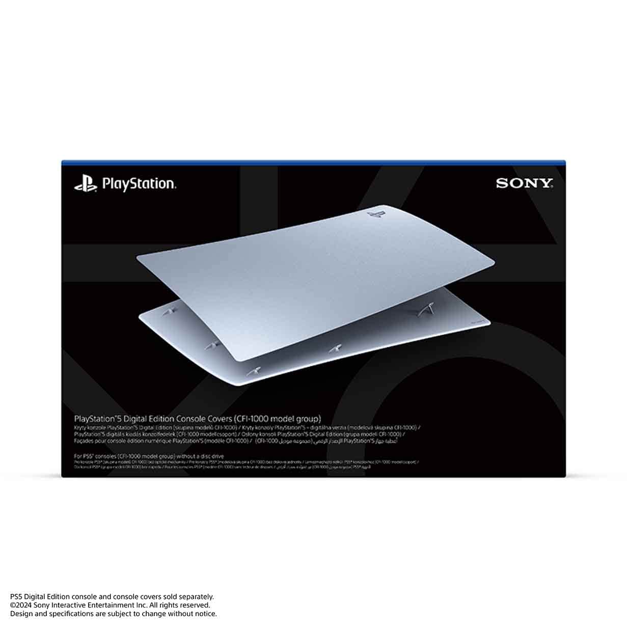 PS5™ Console Covers (model group - slim) - Sterling Silver